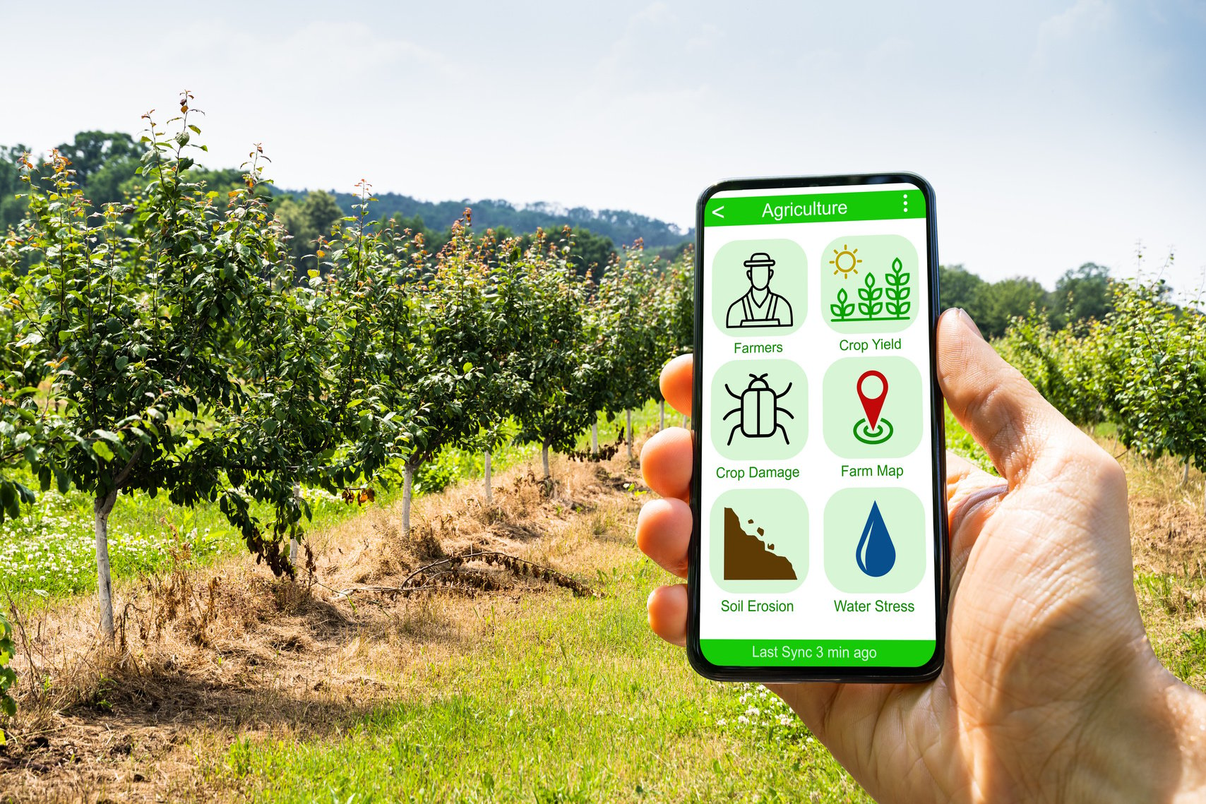 Smart Farming Digital Technology Agriculture App